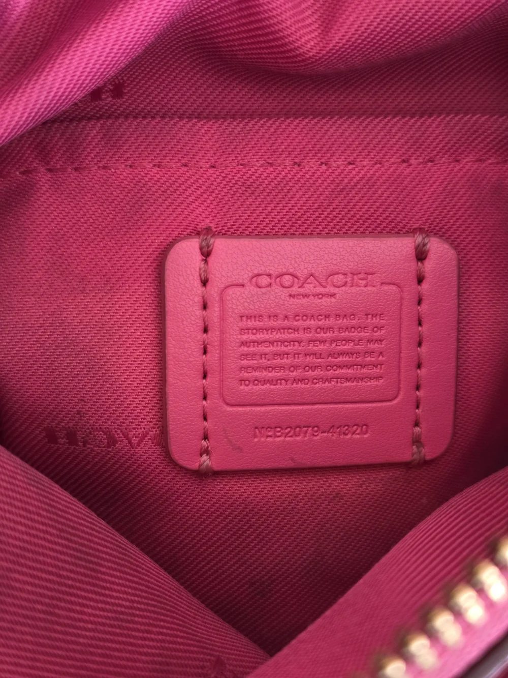 Coach Pink Crossbody Bag